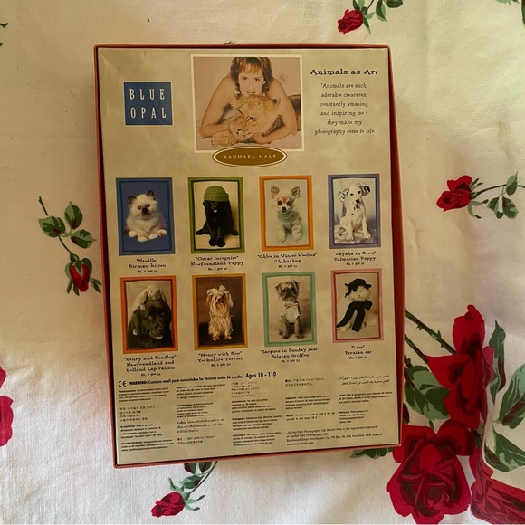 New in box 2000 Rachael Hale Newfoundland dog & Holland Lap rabbit puzzle - Picture 2 of 7